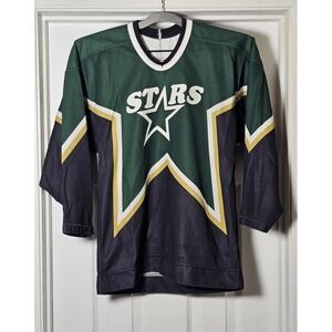 Vintage CCM NHL Dallas Stars Jersey Youth L/XL Made In Canada Number 88 Air Knit